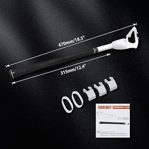 Miniatura 2 de SOULWIT Golf Club Adapter Handle Attachment for Oculus (Meta) Quest 2 (Right-Hand Controller), VR Golf Grip Extension Accessory, Easy Installation -
