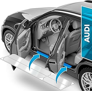 uProtect Car Door Sill Protector for Audi A3 Sportback 4 (IV) 8Y I 2020-2025 - Protective Film Car Door Accessories Trim Paint Protection Film Transparent