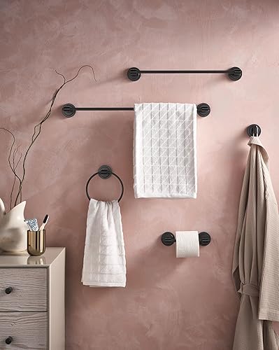 Miniatura 4 de Moen DN0703BL Iso Collection - Gancho moderno para bata, color negro mate