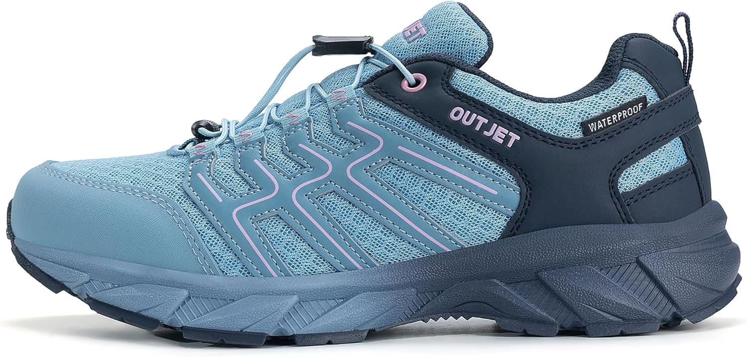 Lightweight Women’s Waterproof Hiking Sneakers with Quick Laces Lightweight Women’s Waterproof Hiking Sneakers with Quick Laces