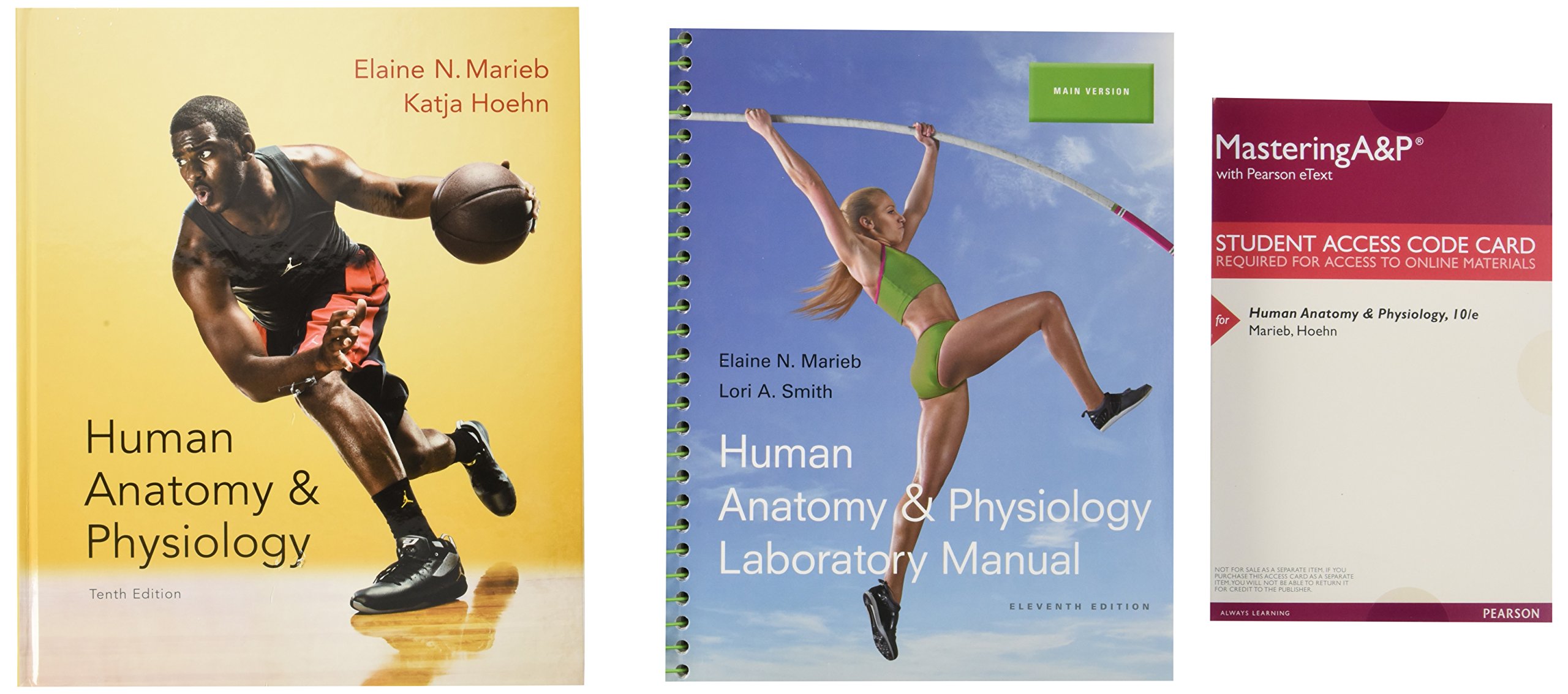 Human Anatomy & Physiology; Human Anatomy & Physiology Laboratory Manual, Main Version; Mastering A&P with Pearson eText -- ValuePack Access Card -- for Human Anatomy & Physiology (10th Edition)