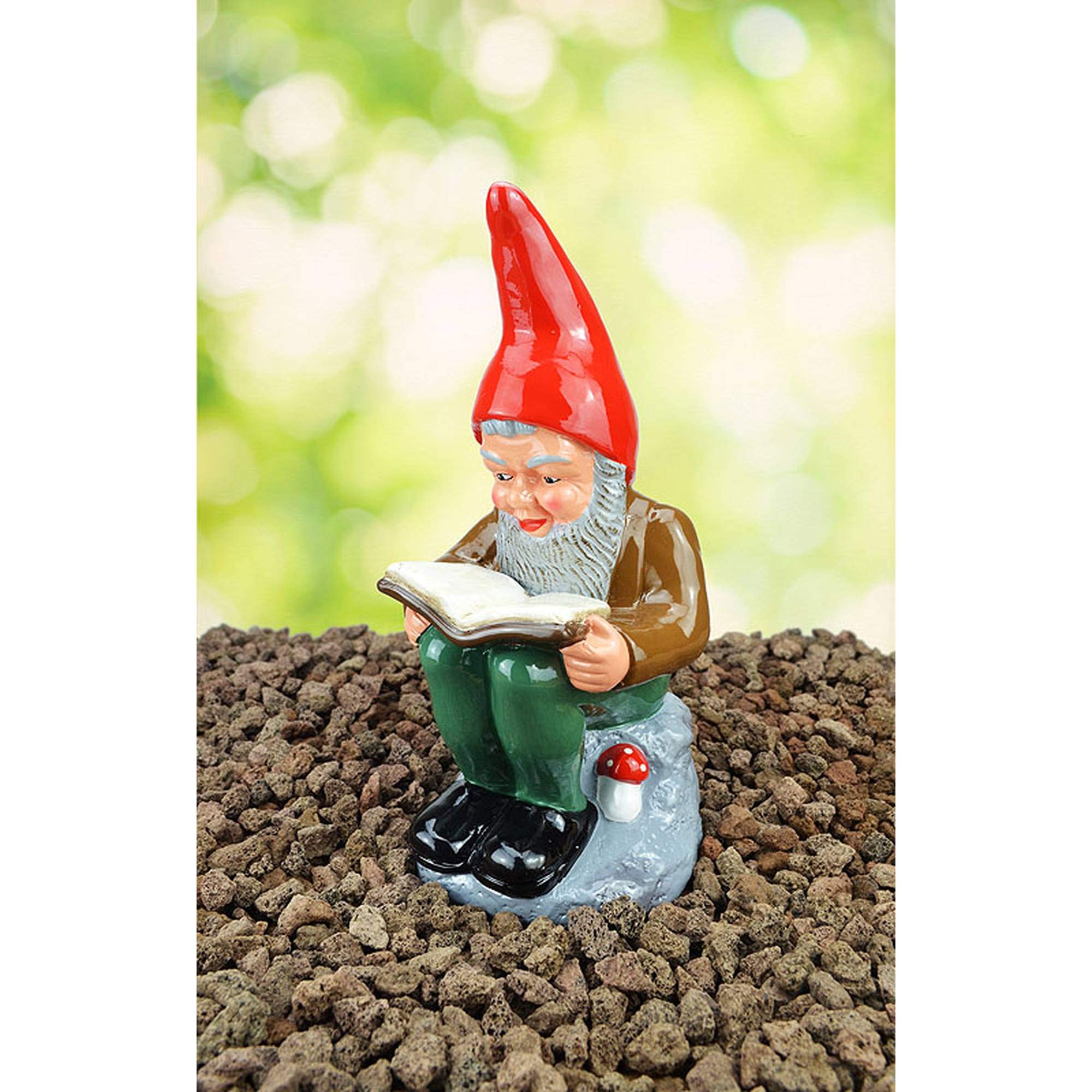 Heissner Original Gartenzwerg Wilhelm, Bücherwurm