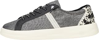 Women’s Karina Metallic Animal | Lightweight Casual Slip-On Sneakers with Elastic Laces | Comfortable & Light-Weight