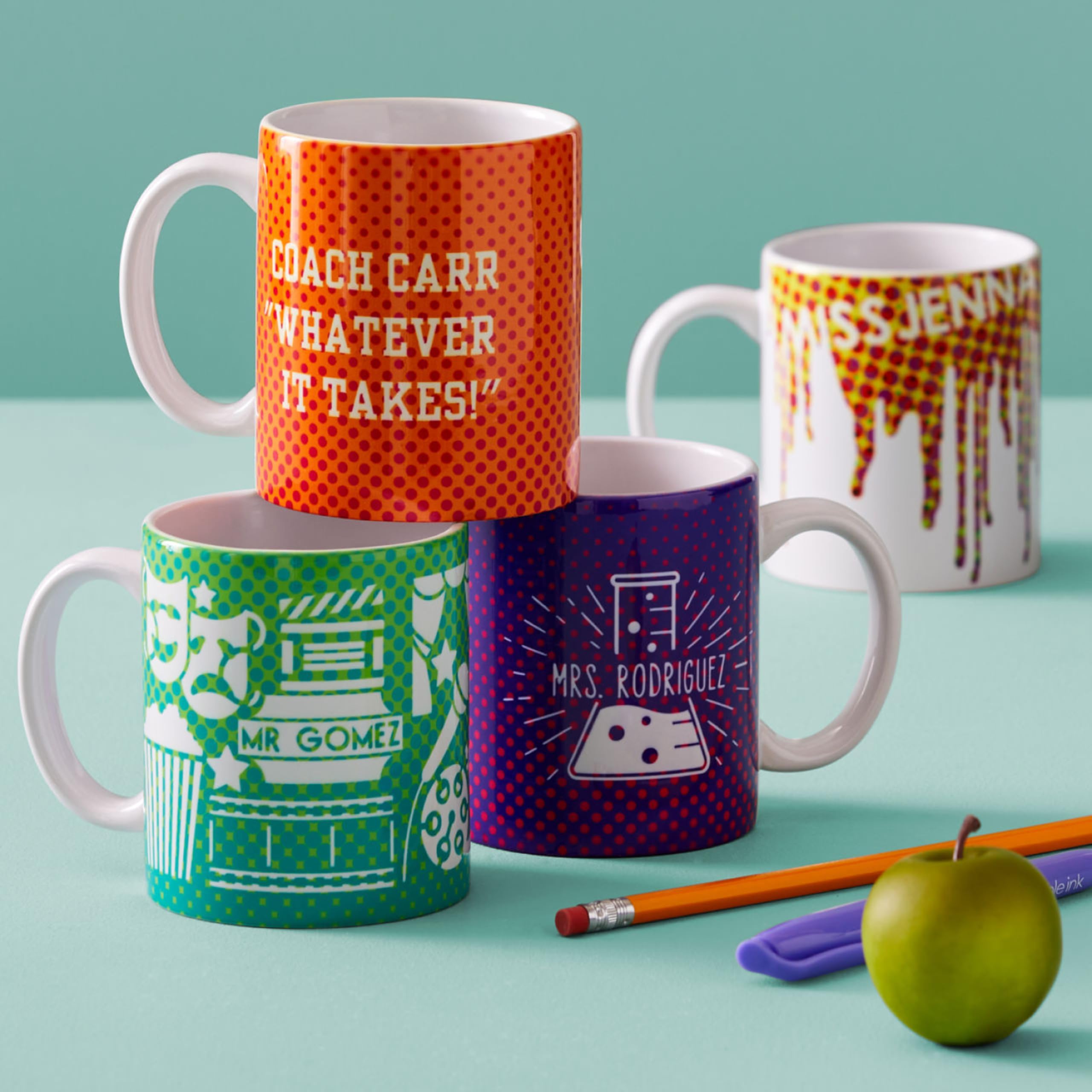 Cricut Starter kit con pressa a caldo per tazze e 12 tazze in ceramica vuote (bianco, 350 ml)