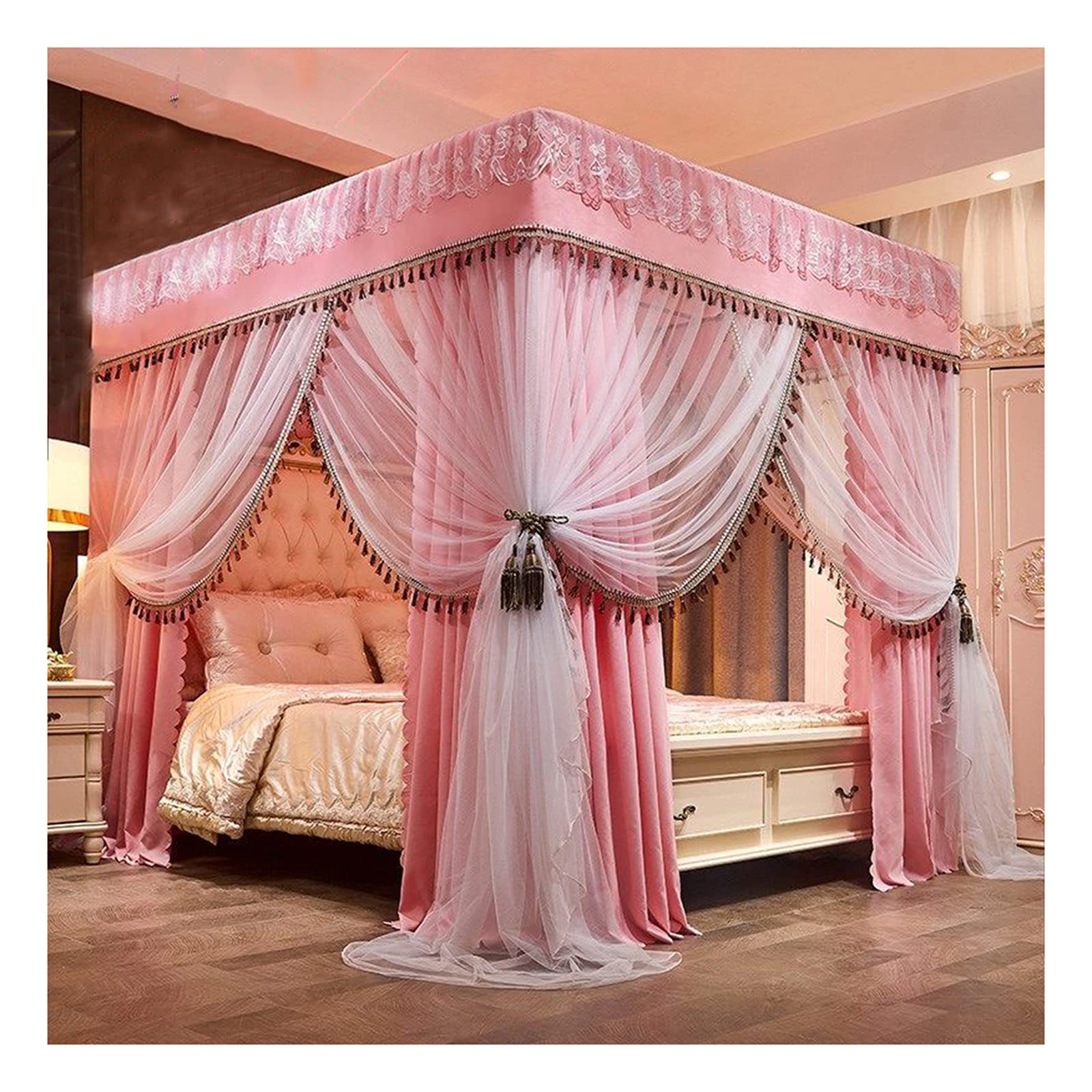 Toldo para Cortinas de Cama de Princesa con Acabado Premium