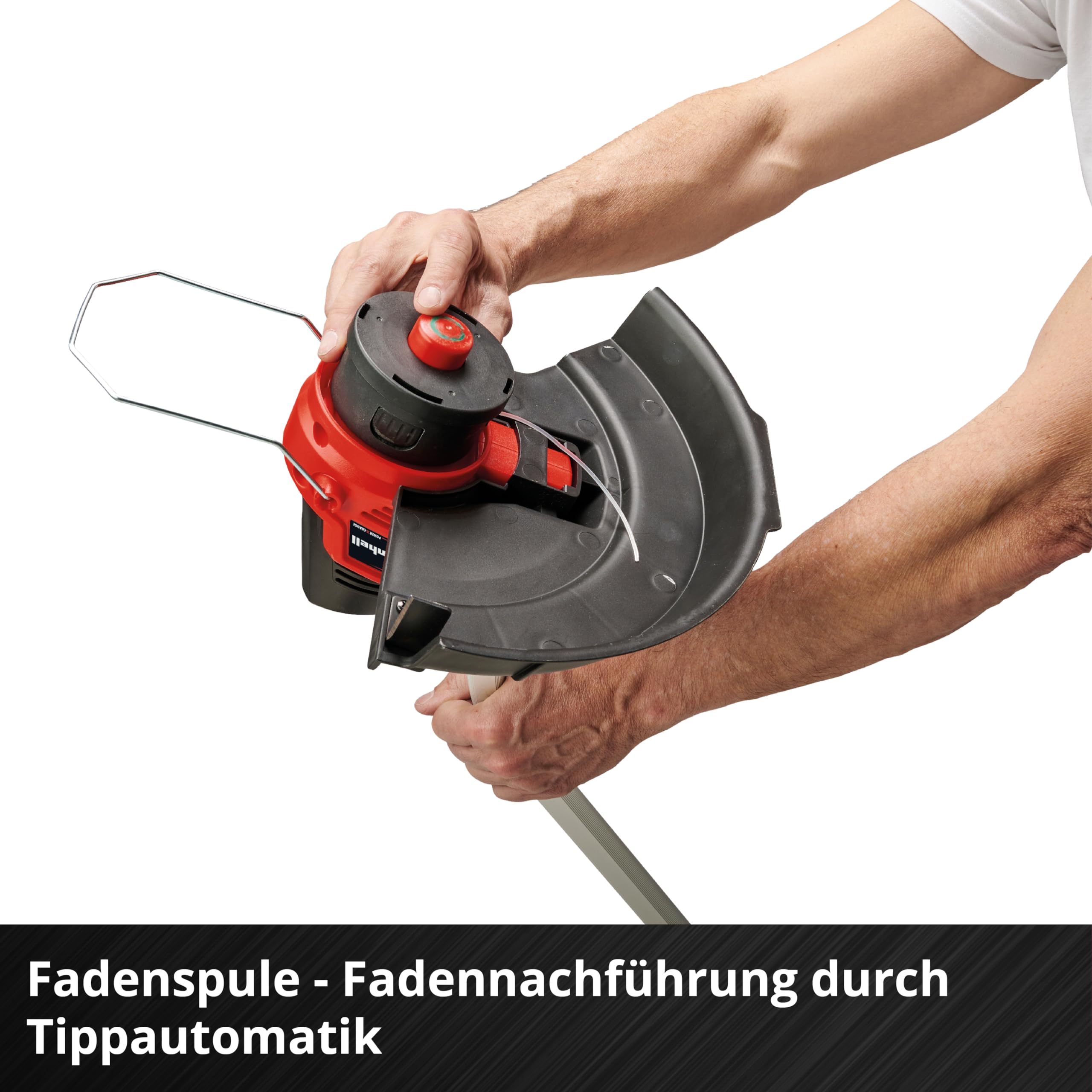 Einhell Akku-Rasentrimmer GE-CT 18/33 Li E-Solo Power X-Change (18 V, 33 cm Schnittbreite, Flowerguard, TIPP-Automatik, inkl. Fadenspule, ohne Akku)