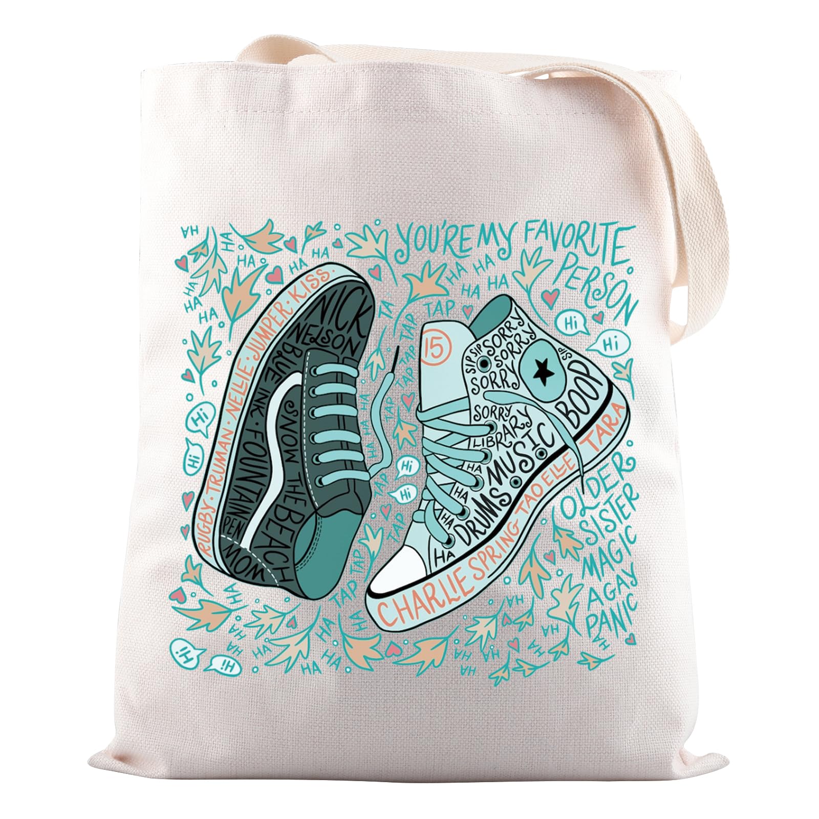 JNIAP LGBT Pride Gift LGBT TV Show Inspired Tote Bag Nick And Charlie Gift