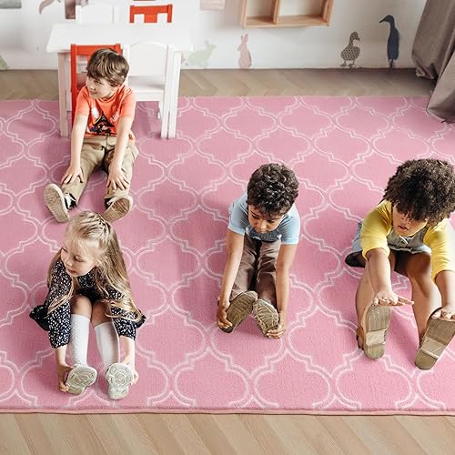 Miniatura 106 de Amearea Alfombra mullida para interiores, alfombras marroquíes suaves con enrejado para dormitorio, alfombra moderna para sala de estar, habitación