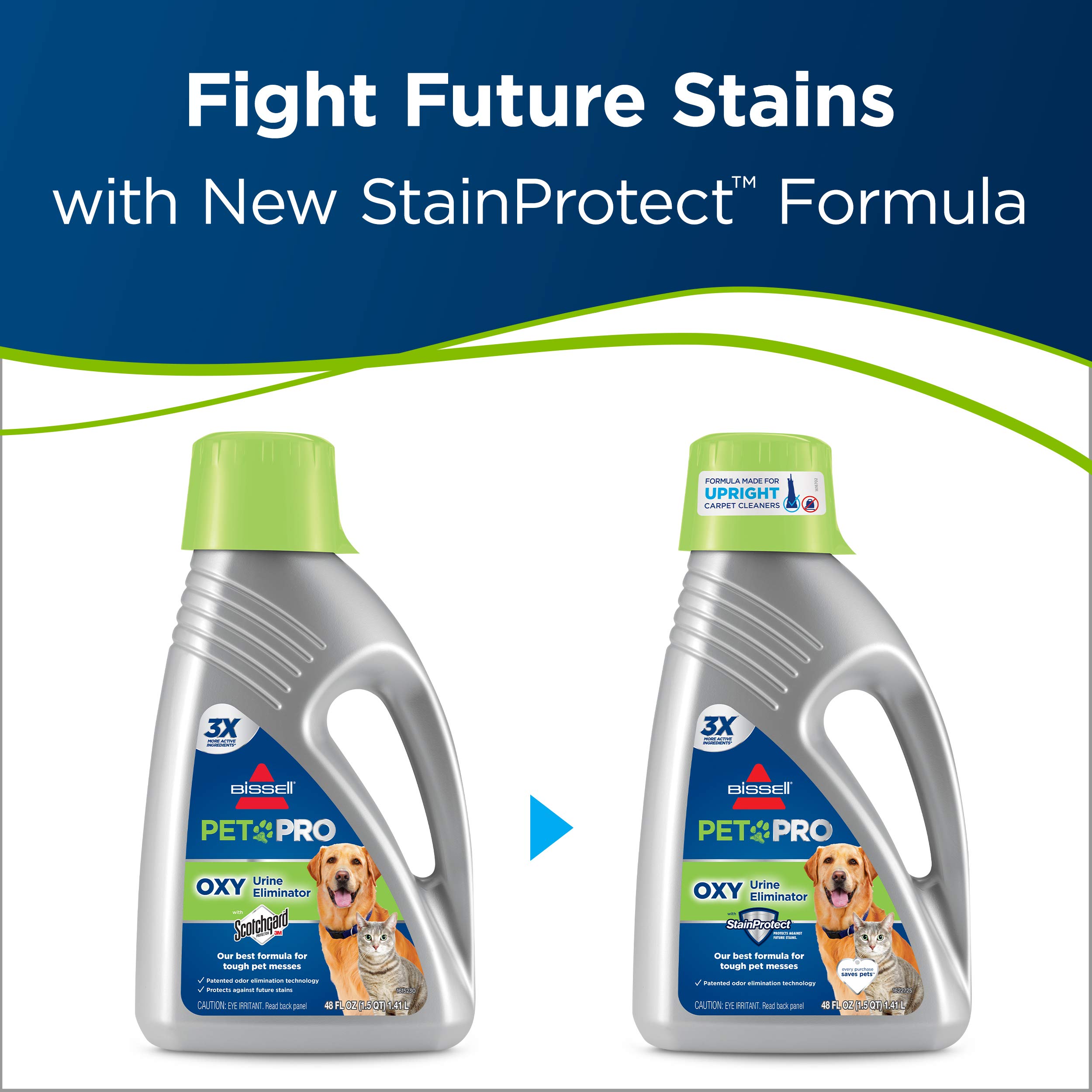 Bissell Professional Pet Urine Eliminator + Oxy Carpet Cleaning Formula