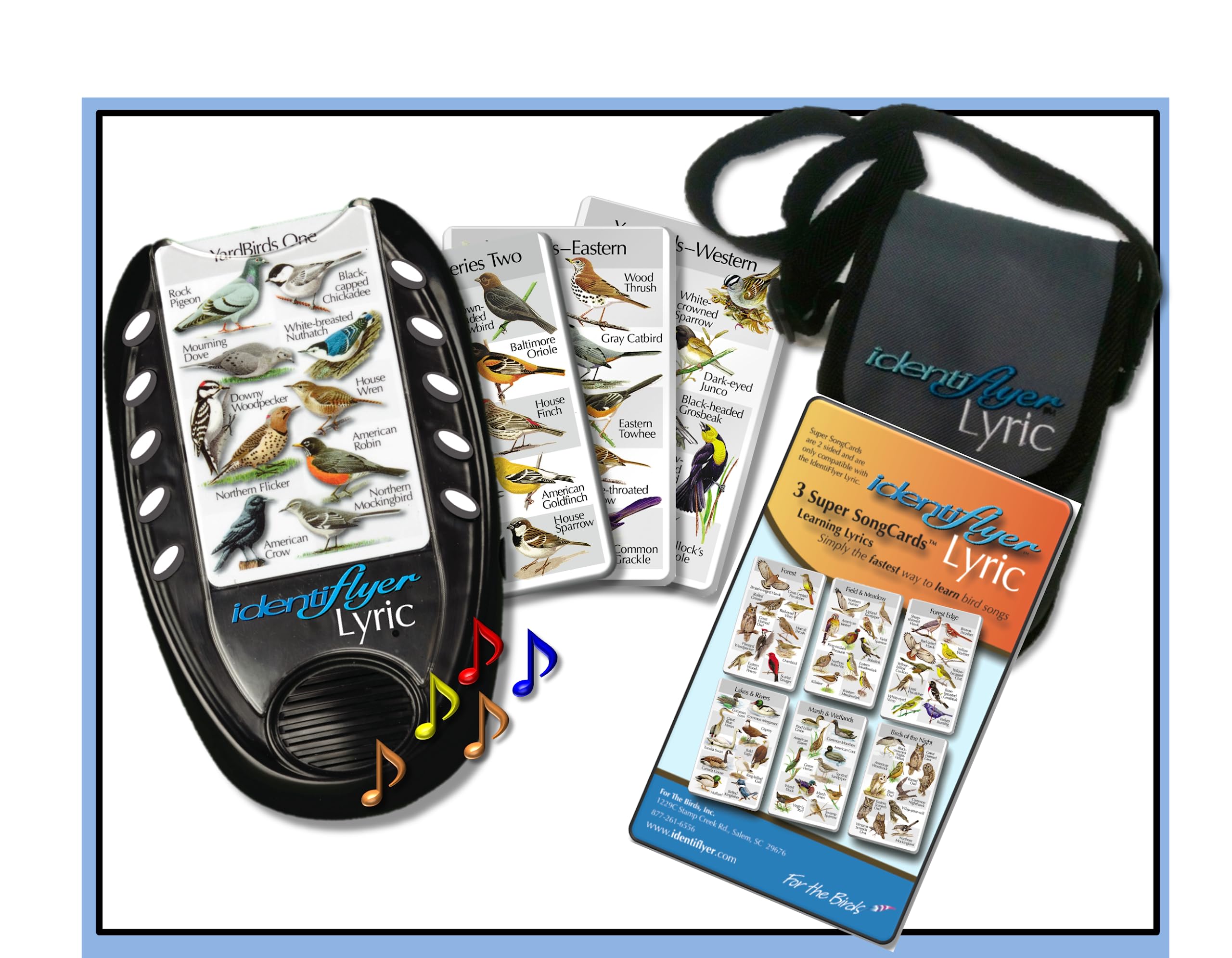 Birdsong IdentiFlyer Lyric, with SongCards for 100 Yard Birds & Birds iView Window Clings