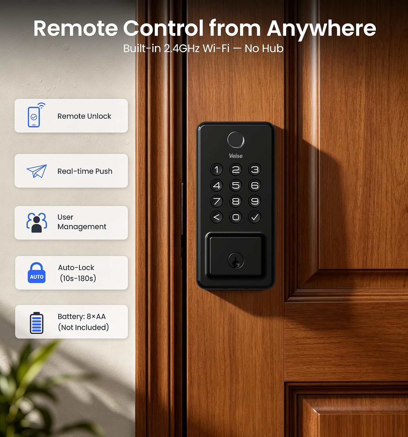 Veise Fingerprint Door Lock