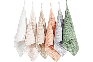 Konssy Baby Muslin Washcloths: Soft and Gentle for Delicate Skin