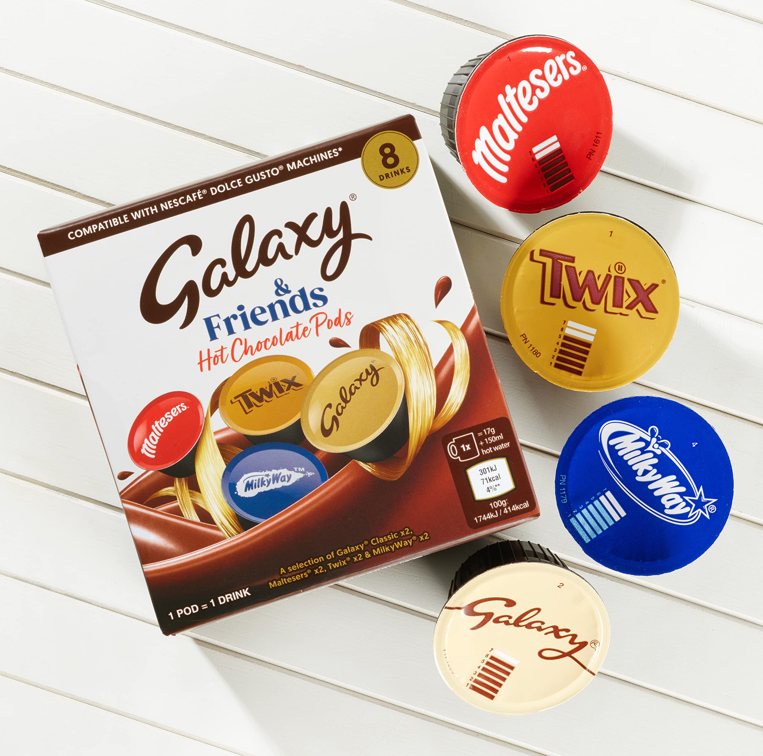 Galaxy Hot Chocolate Dolce Gusto Compatible Pods Boxes X Pods My XXX