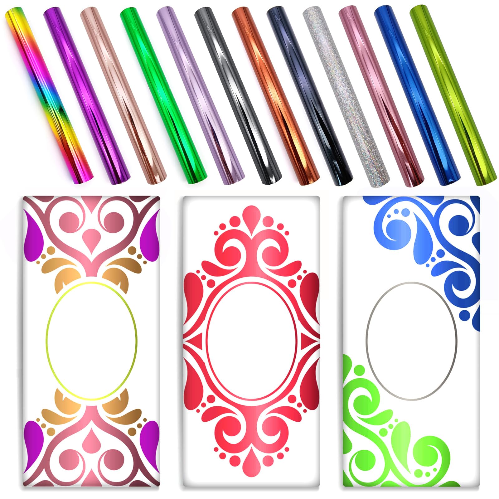 Jojnsha 011 Foil Transfer Rolls Toner Reactive Foil Roll Printer And Laminator Scrapbooking Paper Handmade