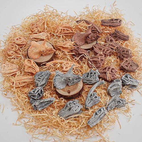 Miniatura 6 de Fantarea Juego de 33 figuras de acción de figuras de acción de animales antiguos, esqueleto y esqueleto, figuras de acción, colección de decoración