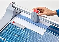 Vista 2 de Dahle 440 Recortador rotativo premium, longitud de corte de 14 pulgadas, capacidad de 30 hojas, afilado automático, abrazadera automática, cortador