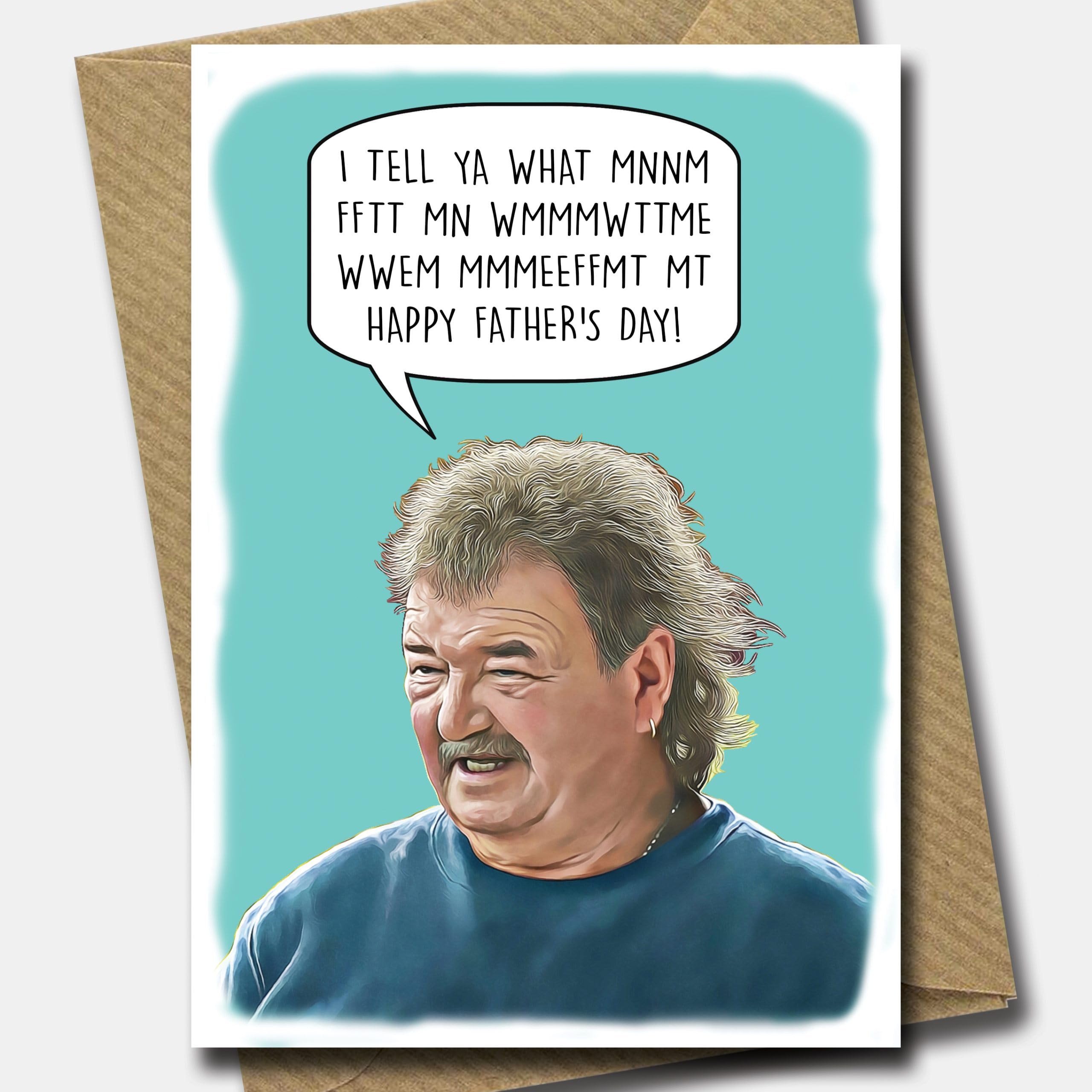 The Cards Man Gerald Cooper Father's Day Card - Clarkson's Farm Fathers Day Card - Diddly Squat Farm - Gerald Fathers Day Card for Dad Stepdad Grandad ect