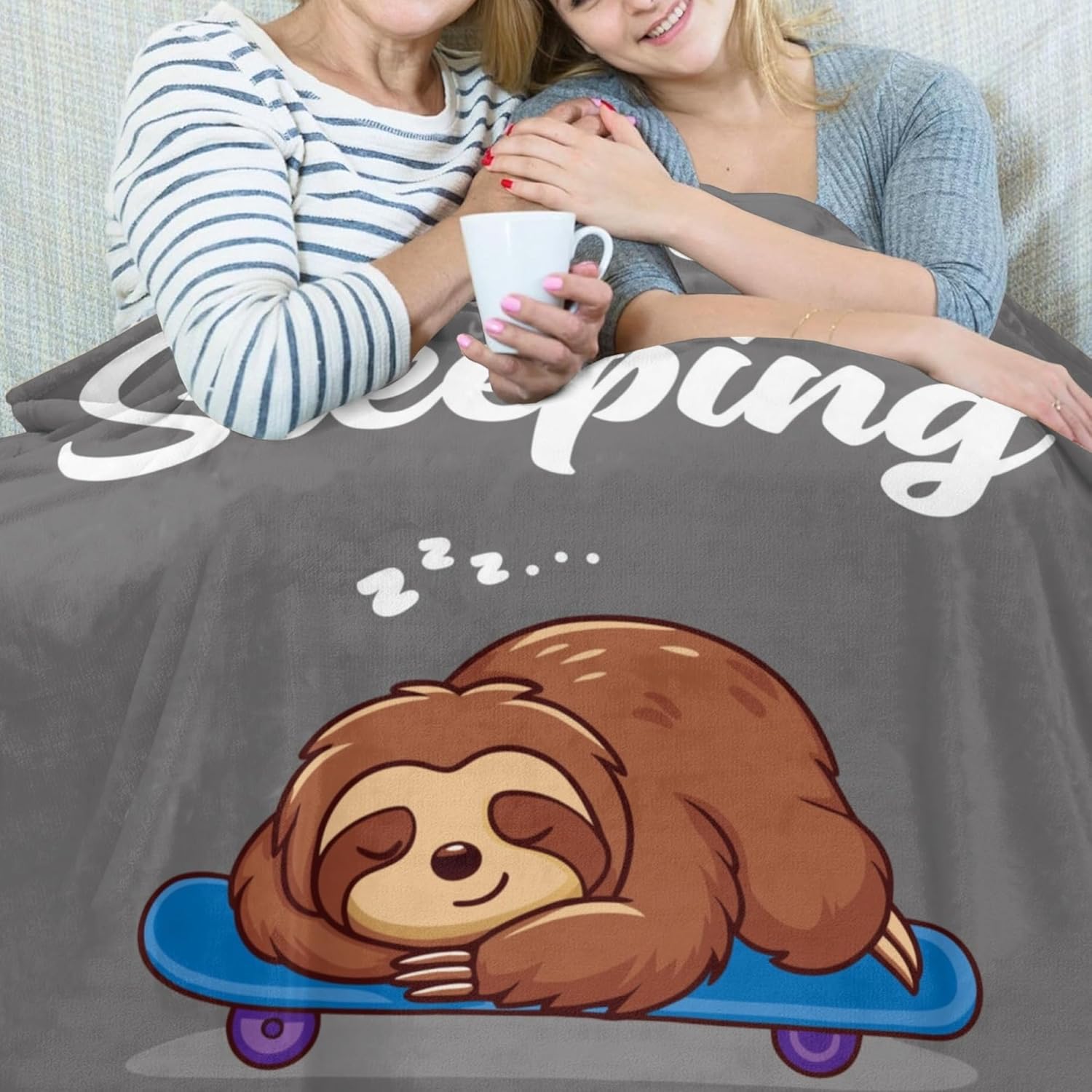 Im Not Sleeping I'm Just Resting My Eyes Blanket, Funny Birthday Gifts for Men, Father's Day Christmas Retirement Gifts for Papa Grandpa Uncle Husband Brother, 60" X 50" Soft Flannel Throws Blanket - Image 3