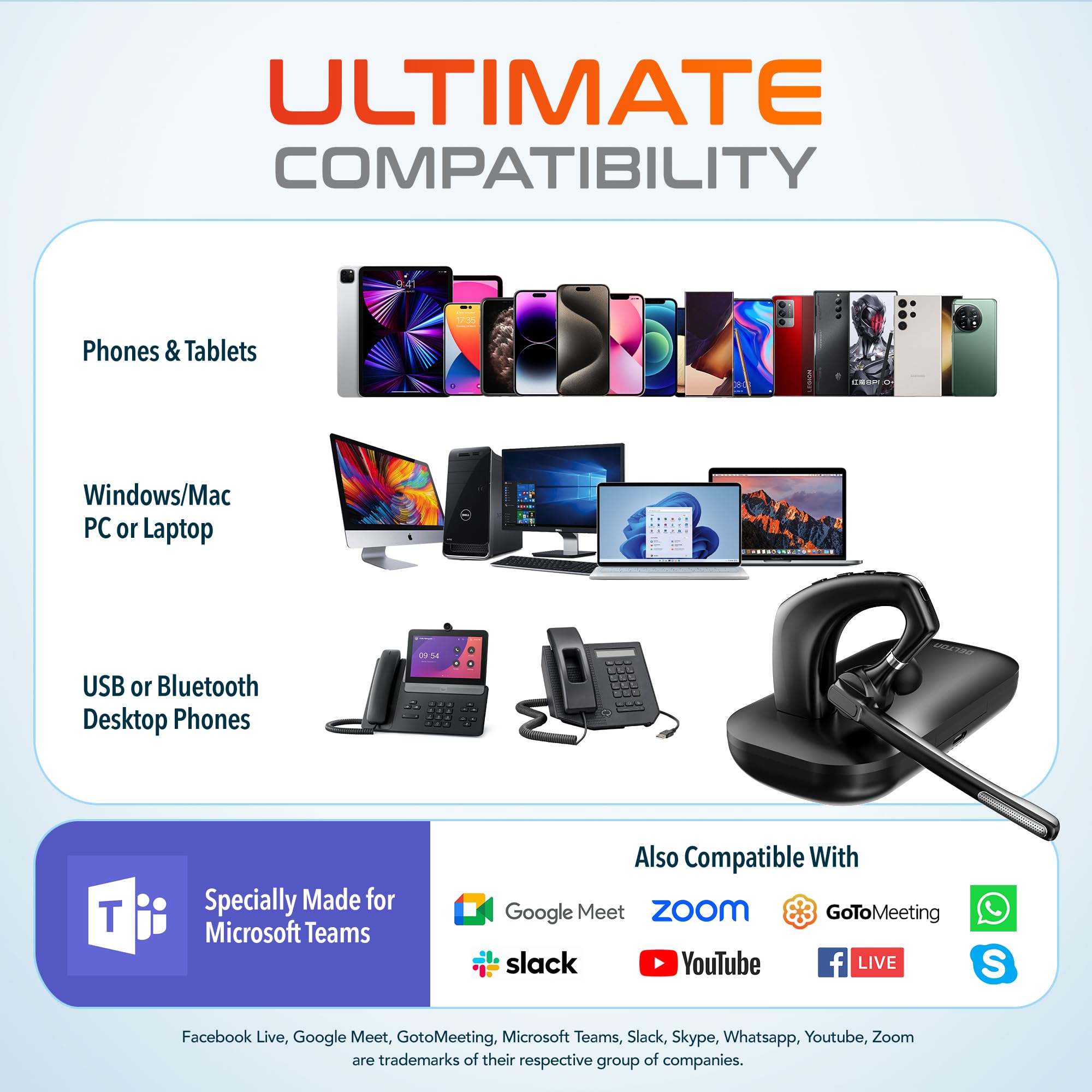 Delton Wireless Headset for Computer - Review and Deals - Dettaglio