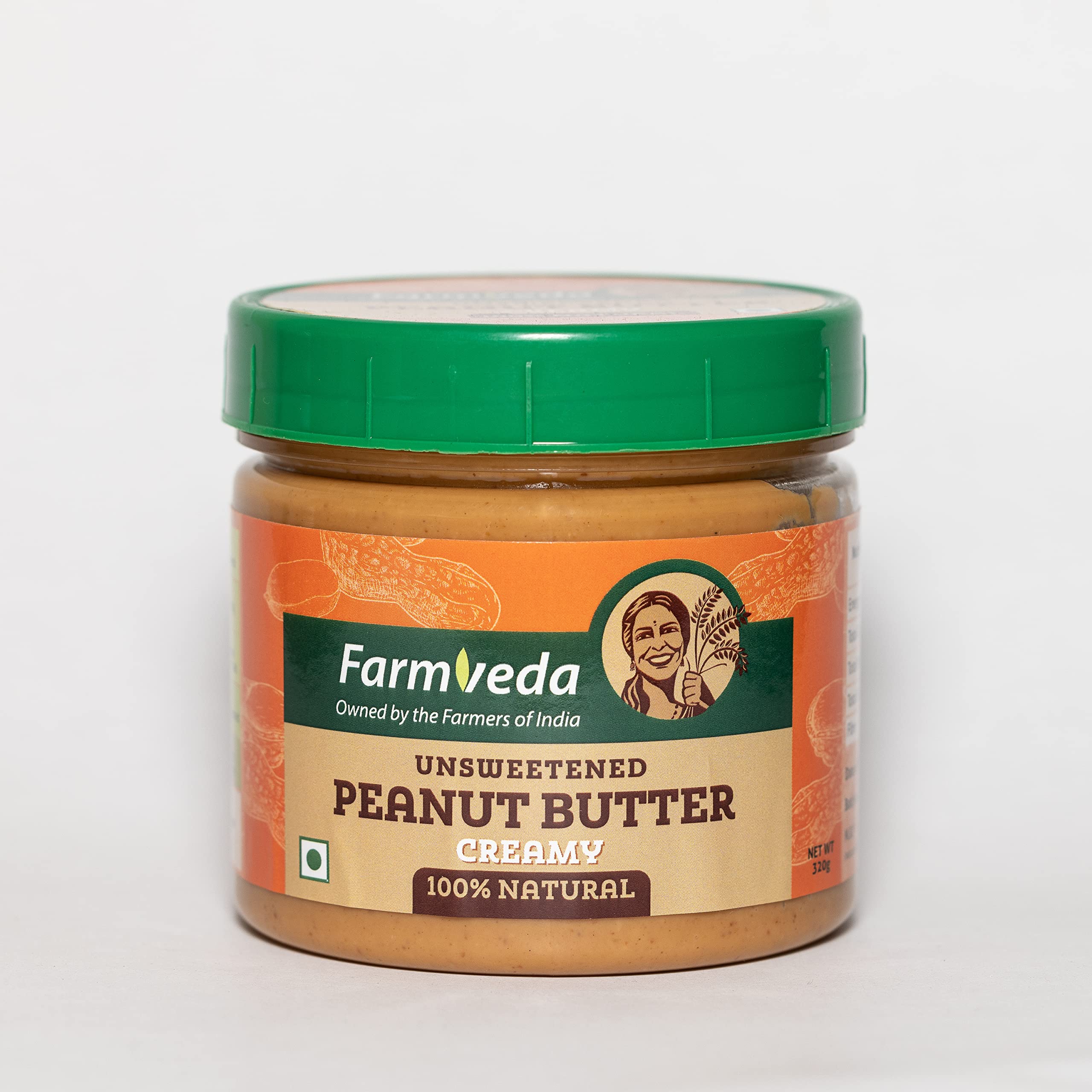 FarmVeda All Natural Creamy Peanut Butter | 100% Natural | Unsweetened | Non GMO | Gluten Free (B07Z9FP7TK) Amazon Price History, Amazon Price Tracker