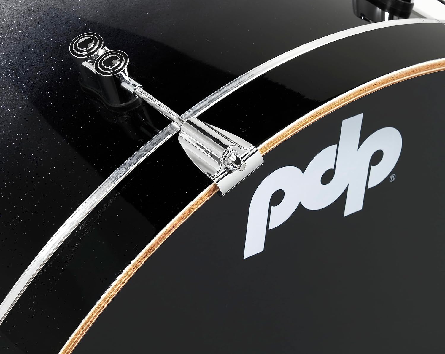 PDP Concept Maple 3-Piece Rock Shell Pack, Silver/Black Fade