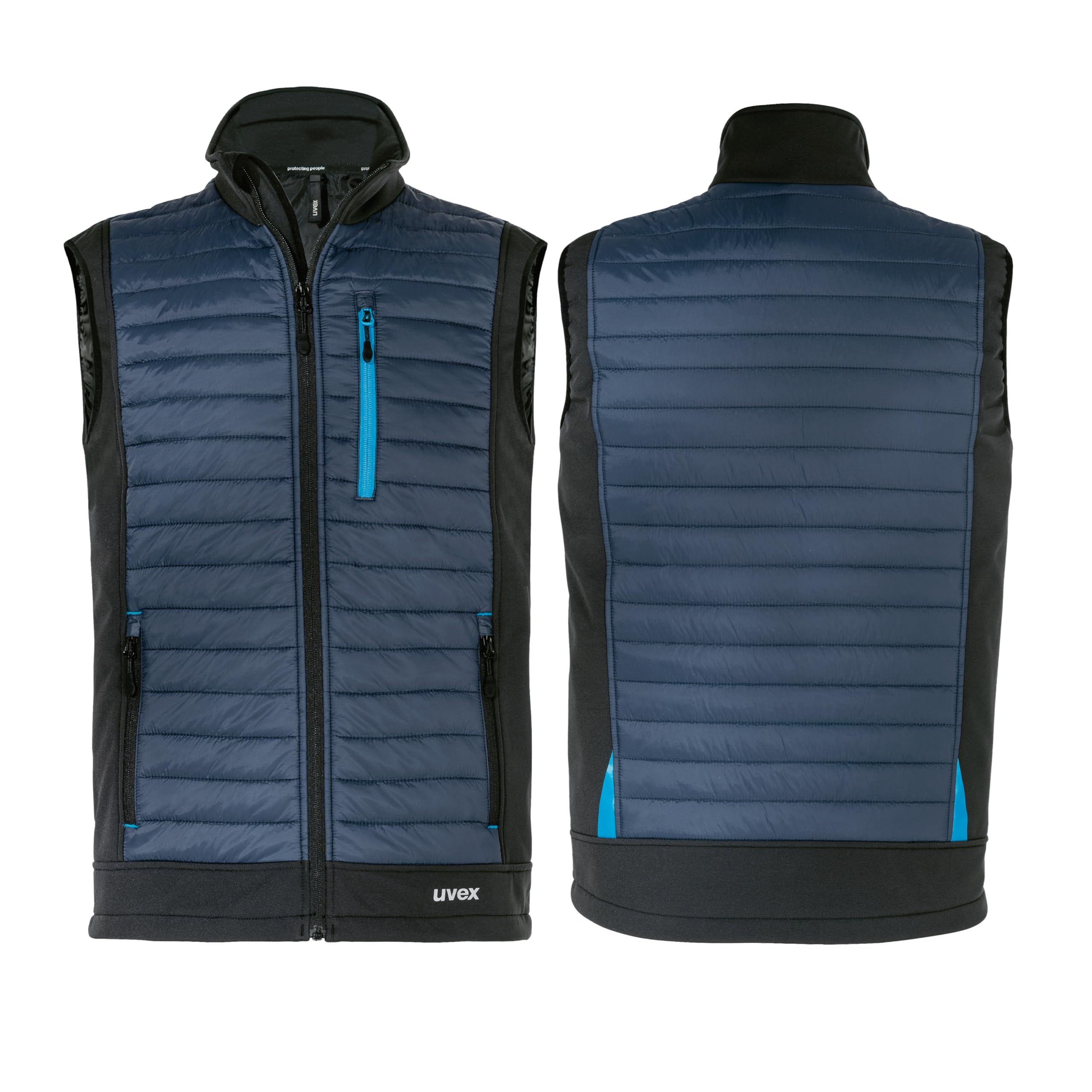 Uvex tune-up gilet hybride pour hommes - gilet de travail robust