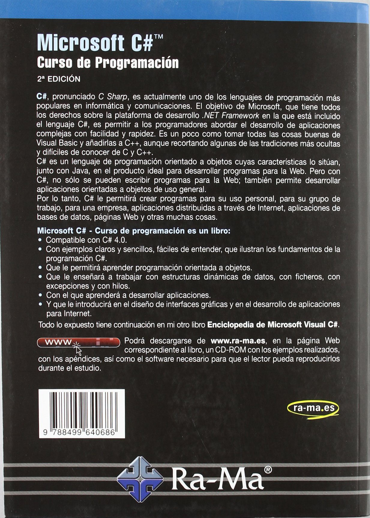 Microsoft C#. Curso de Programación. 2ª Edición (INFORMATICA GENERAL)