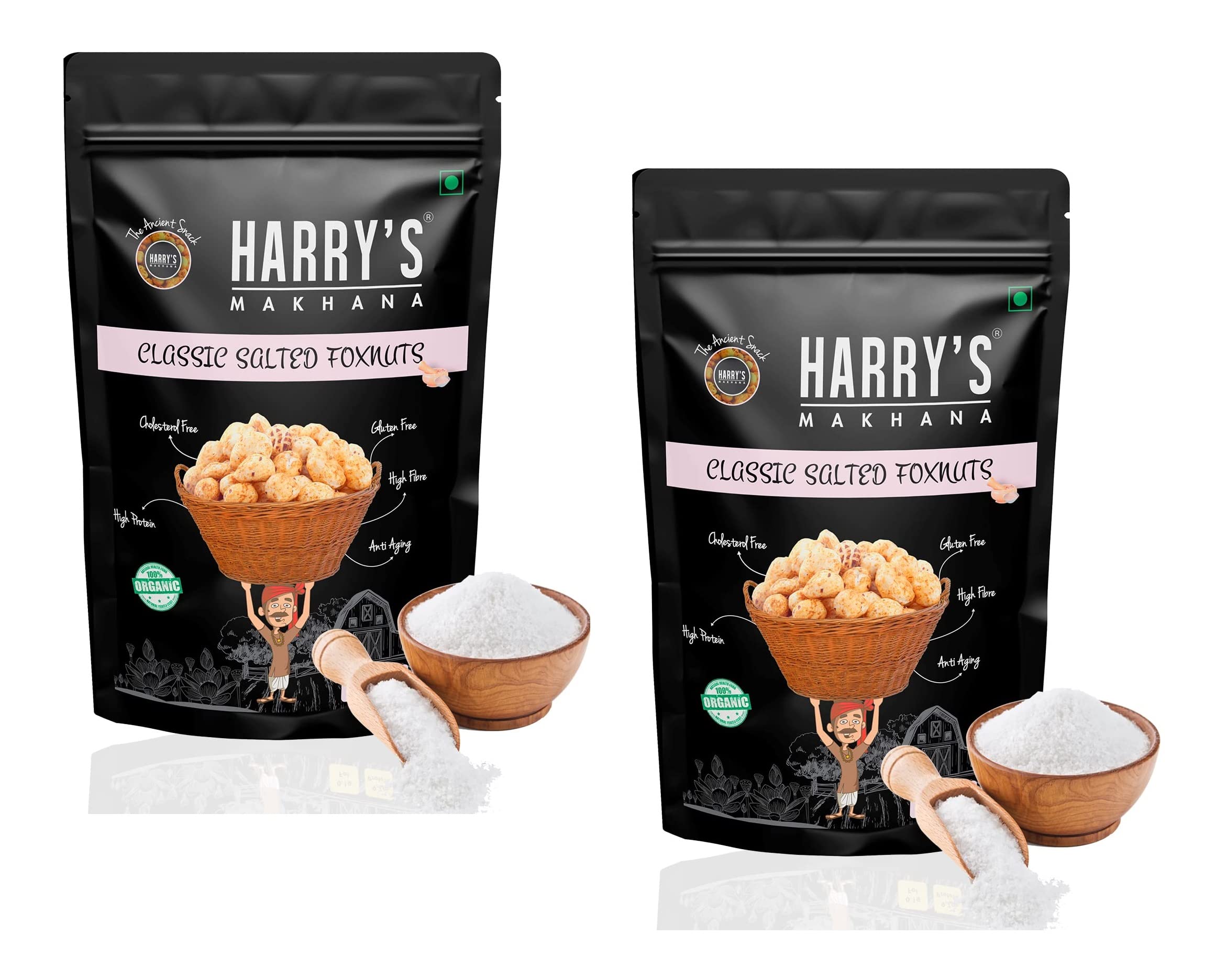 See full amazon price history chart for Harrys Makhana Classic Salted Foxnuts | Lotus Seeds | Phool Makhana - Roasted Fox Nuts | Flavoured Healthy Snacks (Each 60 gm) (Pack of 2) Harrys Makhana Classic Salted Foxnuts | Lotus Seeds | Phool Makhana - Roasted Fox Nuts | Flavoured Healthy Snacks (Each 60 gm) (Pack of 2) (B0BJ7BX5LV) Amazon Price History, Amazon Price Tracker