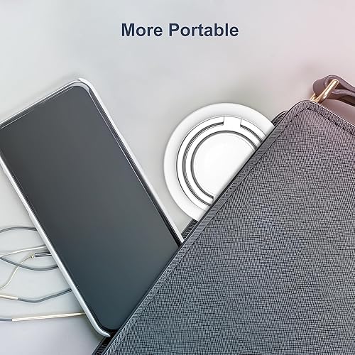 Miniatura 6 de Cargador inalámbrico magnético para iPhone - Estación de carga 3 en 1 para múltiples dispositivos, cargador portátil de viaje seguro para iPhone