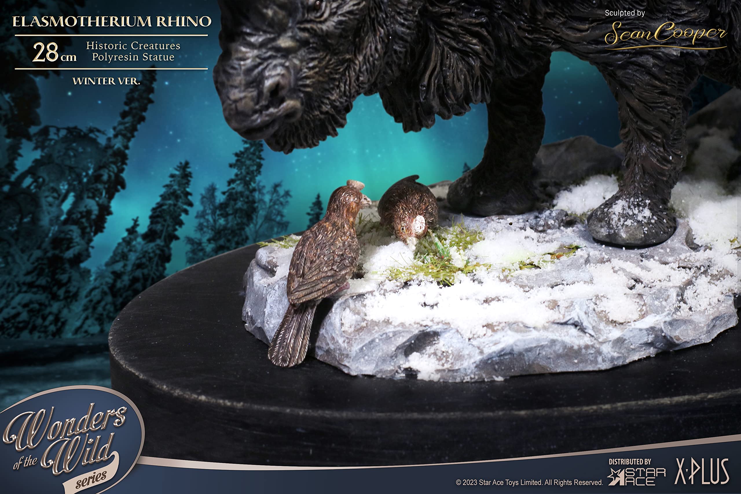 彫刻・オブジェ ozwart Dioscorea Elasmotherium Silver Amazon.com: Star Ace Toys Wonders of The Wild: Elasmotherium Rhino