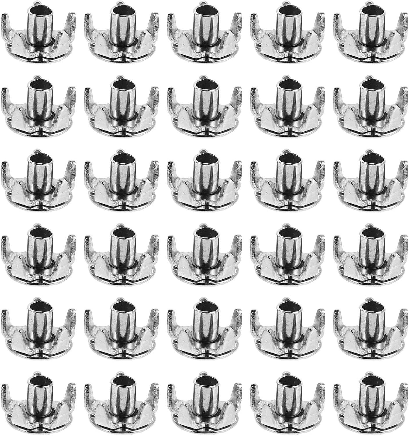 Wakauto Ice Snow Shoe Spikes with Versatile Compatibility Replacement 30pcs Stainless Steel Enhanced Grip Design for Footwear and Crampons for Winter Activities Outdoors