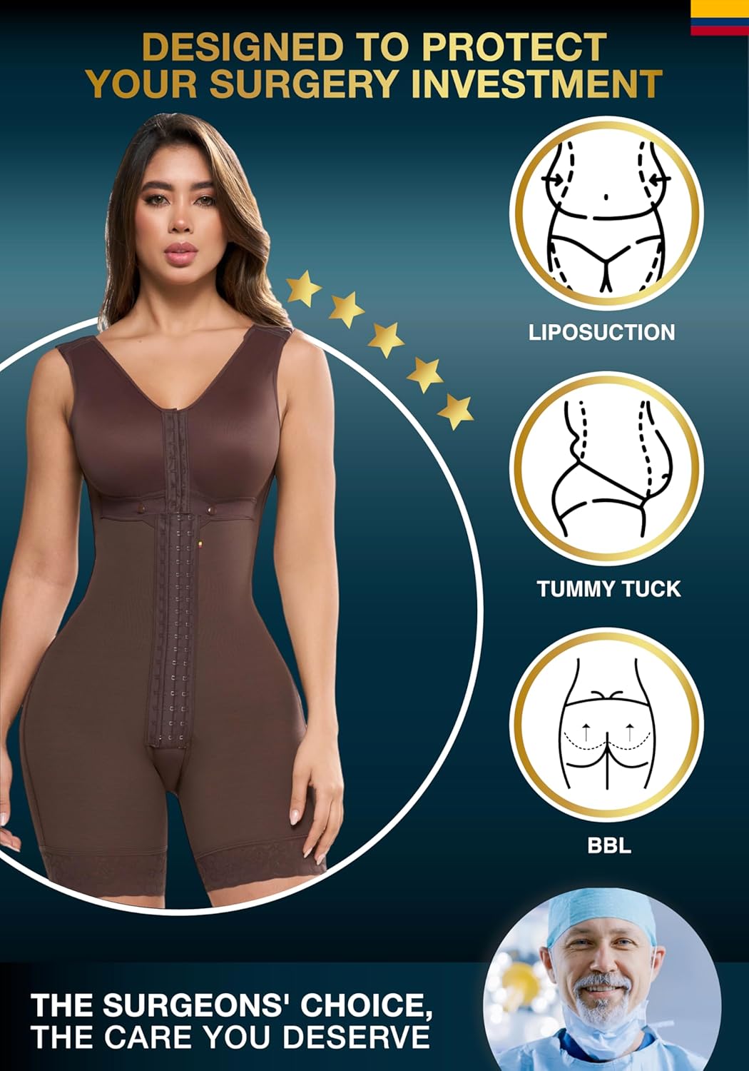 Sonryse Fajas Colombianas Post Surgery Compression Garment Stage 2 Faja Lipo BBL - Image 5