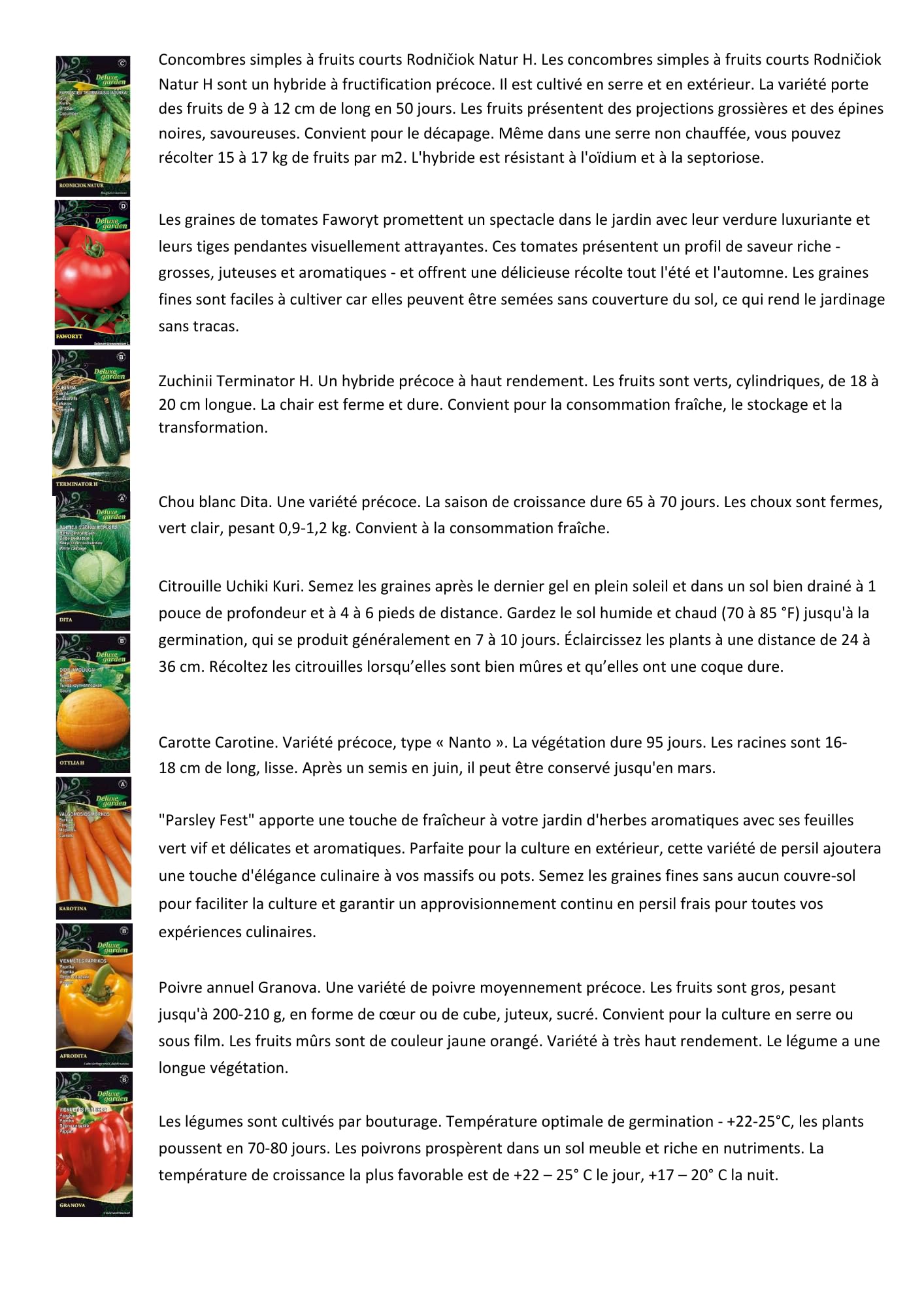 Colección Deluxe de semillas para jardín: 16 vegetales para crear un oasis en su propio jardín. Alta tasa de germinación. Instrucciones fáciles de seguir.