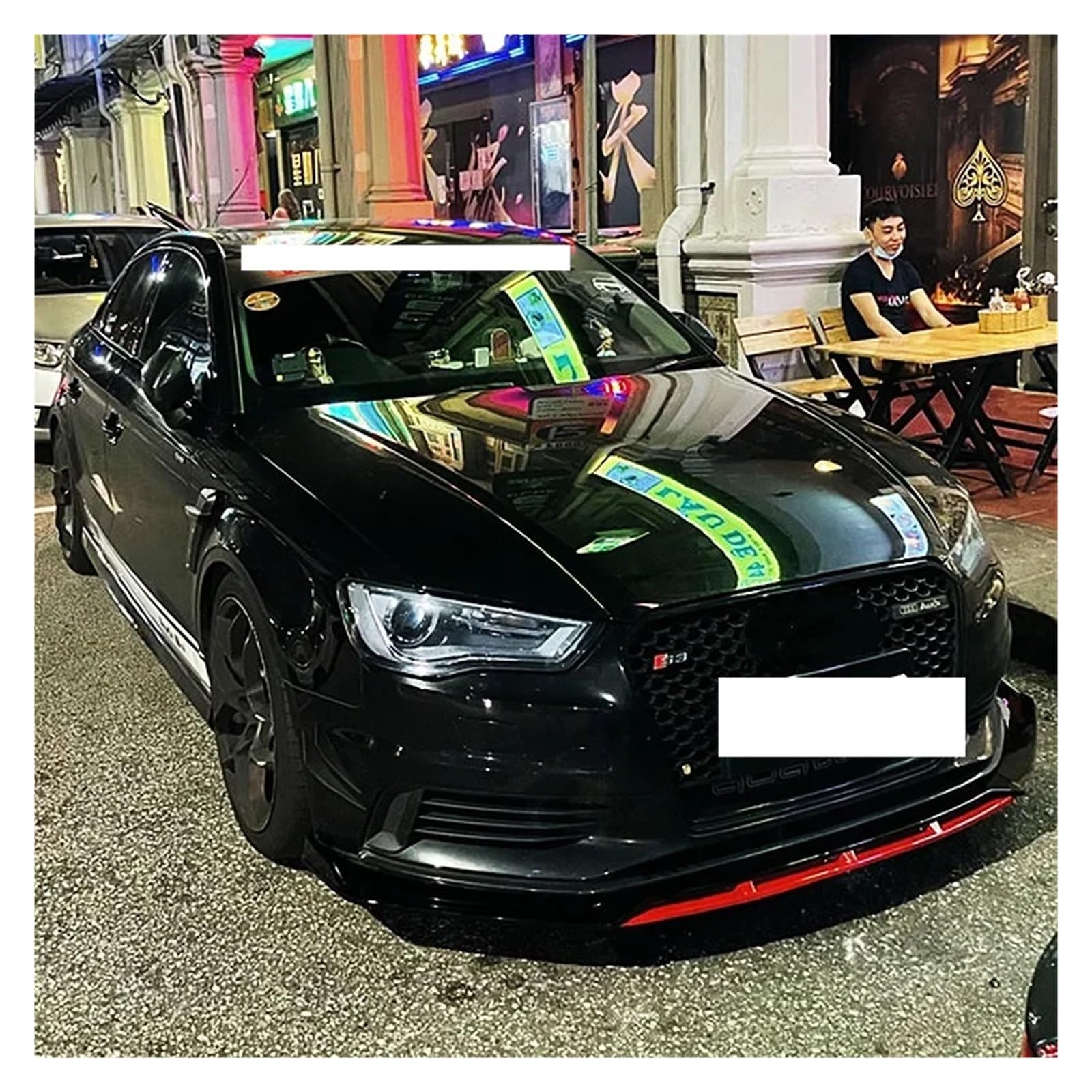 Uniwersalny spoiler Do Audi A3 A4 A6 Q3 S3 S4 S6 B6 B7 B8 | B8.5 Przedni Dokładka przedniego zderzaka