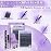 B&Q Wispy Lash Clusters Kit B06, DIY Lash Extension Kit 156PCS Eyelash Extension Kit, Soft Natural Lash Clusters 8-18MIX D Curl Lash cluster, Thin Black Band Cluster Eyelash Extensions (B06 Set)