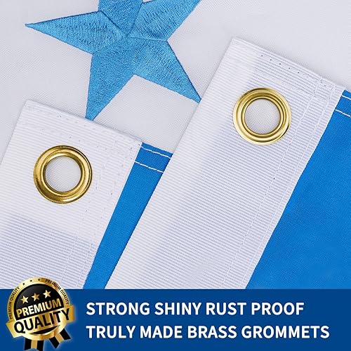 Miniatura 2 de XIFAN Bandera de Honduras prémium de 3 x 5 pies, para exteriores, grande, de doble cara, resistente, nailon 210D, bordado, estrella, bandera de país