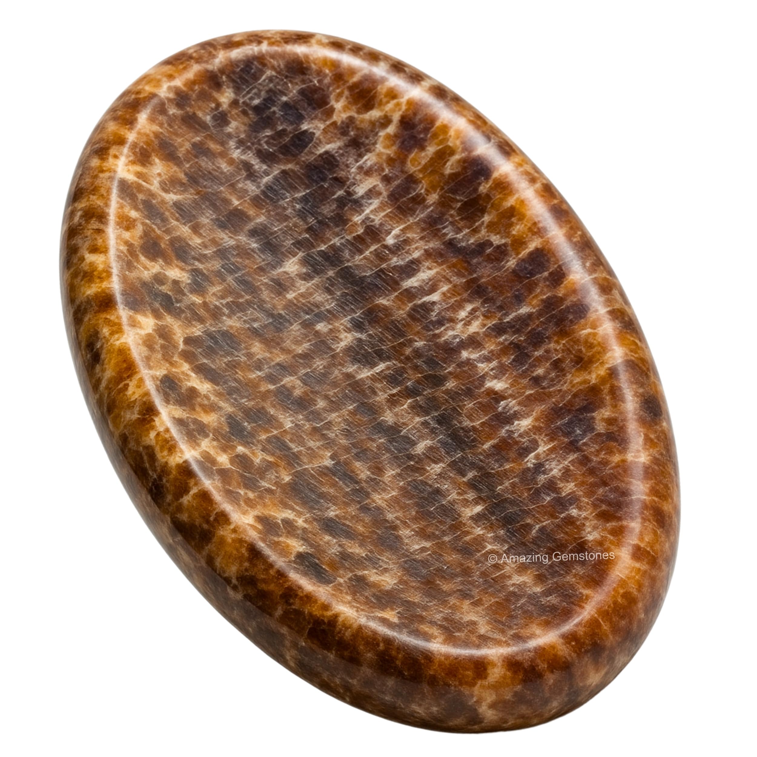 Aragonite Crystal Worry Stones for Anxiety, 1.5" Inches Healing Crystal