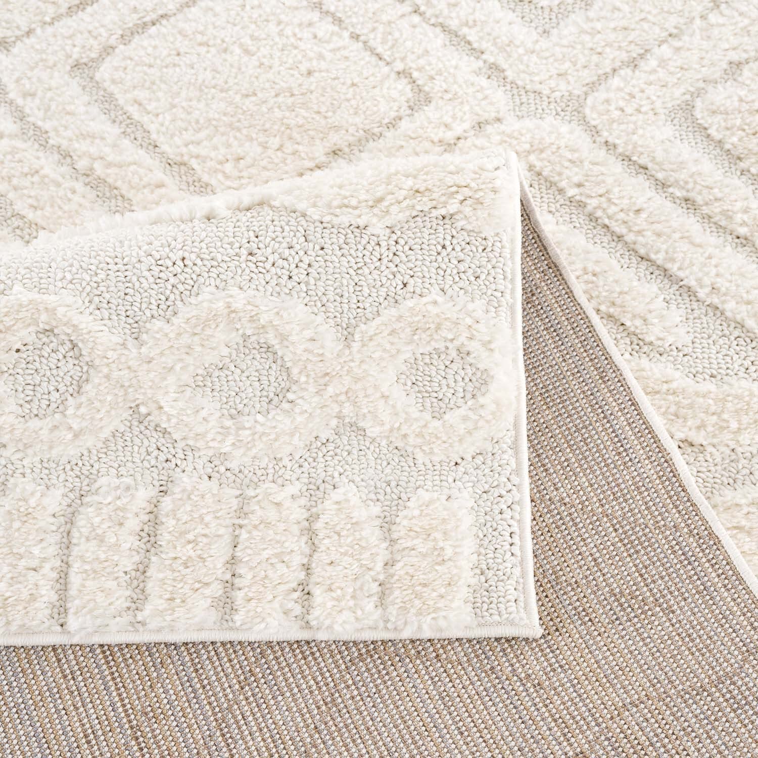 Carpet City Hoogpolig vloerkleed Shaggy Uni 500 Shaggy-vloerkleed