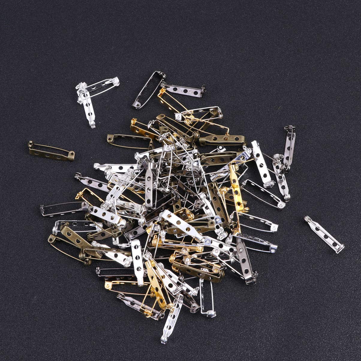 SHINEOFI 300 Stück 3 broschen für Kleidung Broschennadel aus Eisen Fangstangenstift Eisenstift eiserne Nadel