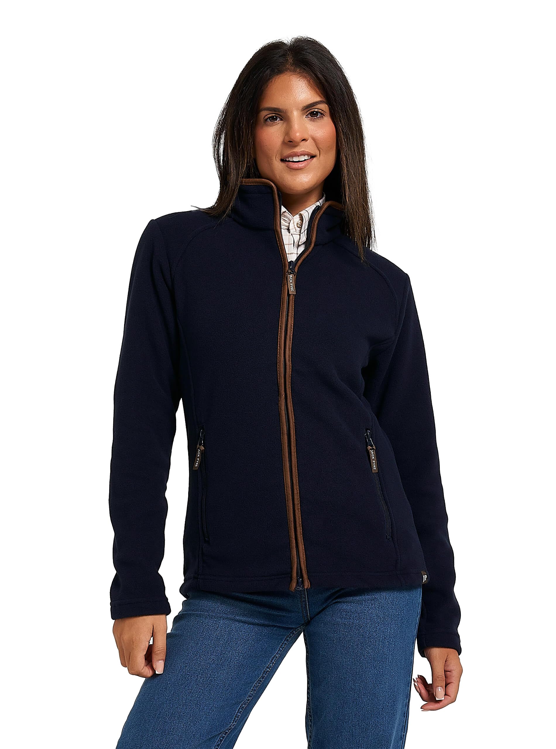 Jack Pyke Ladies Fleece Jacket Navy - Large