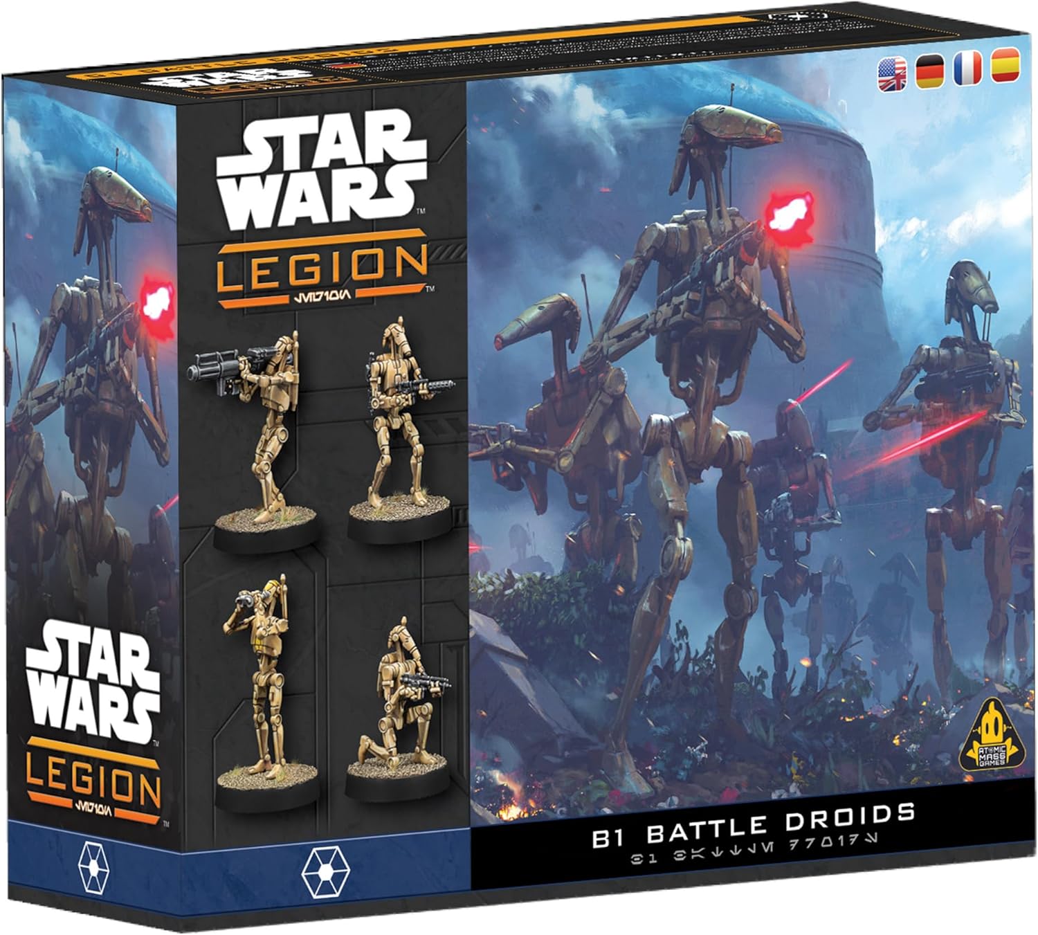 Asmodee Star Wars: Legion B1 Battle Droids - Tabletop Miniatures Game, Strategy Game for Kids and Adults, Ages 14+, 2 Players, 90 Min Playtime