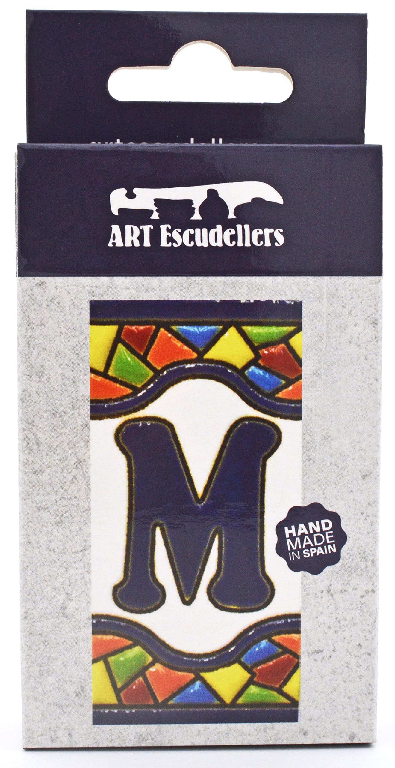 Letras y números con todo el abecedario, forma tus letreros en azulejo de cerámica policromada, pintados a mano en técnica cuerda seca. (Letra Z