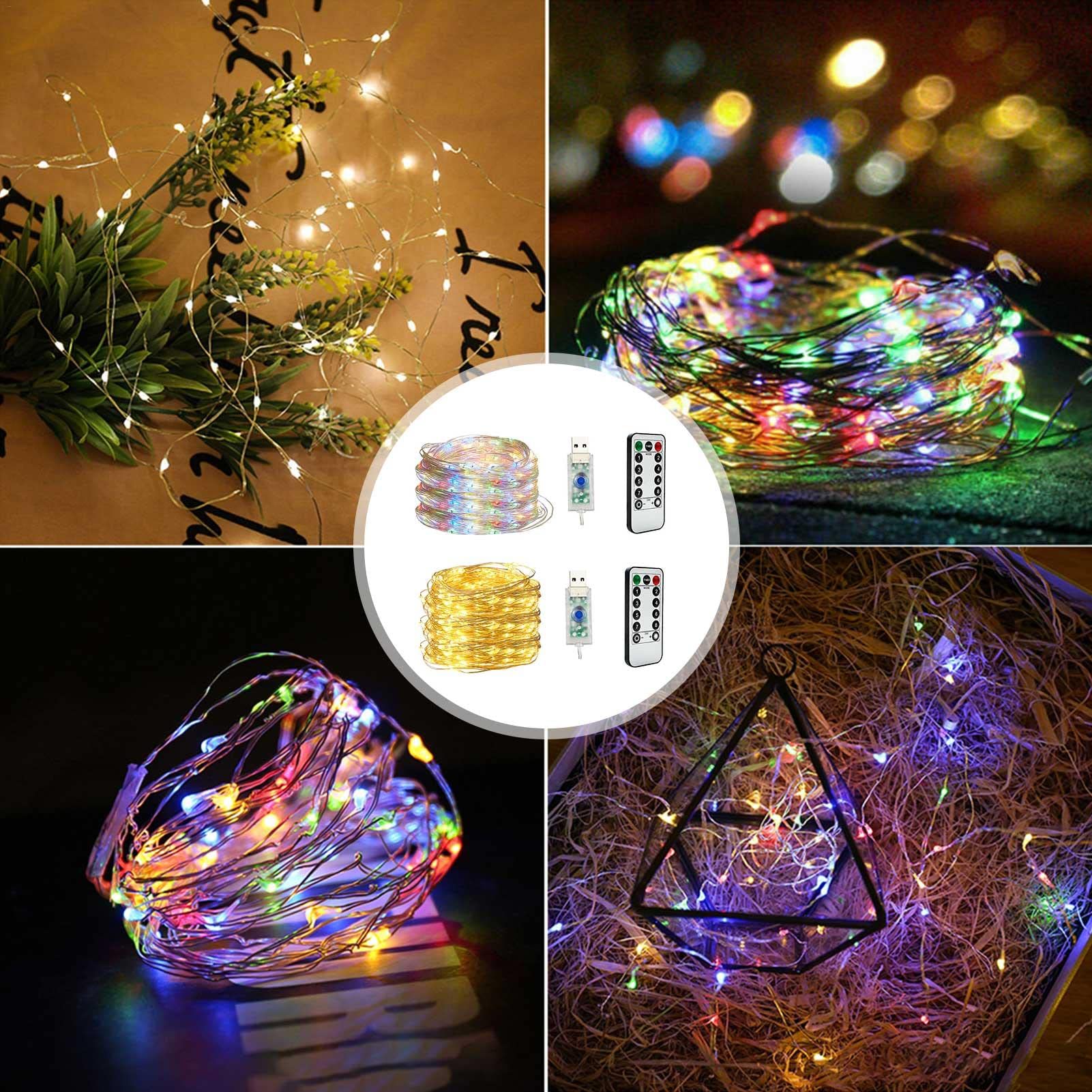 Amazon.co.jp: LedフェアリーライトUSB、Ledストリングライト5