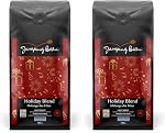 Jumping Bean Holiday Blend Flavoured Whole Bean Coffee, ECO2Roast, Premium Coffee, Made in Canada, Non-GMO, Fairtrade & Organic, Holiday Blend, 340g