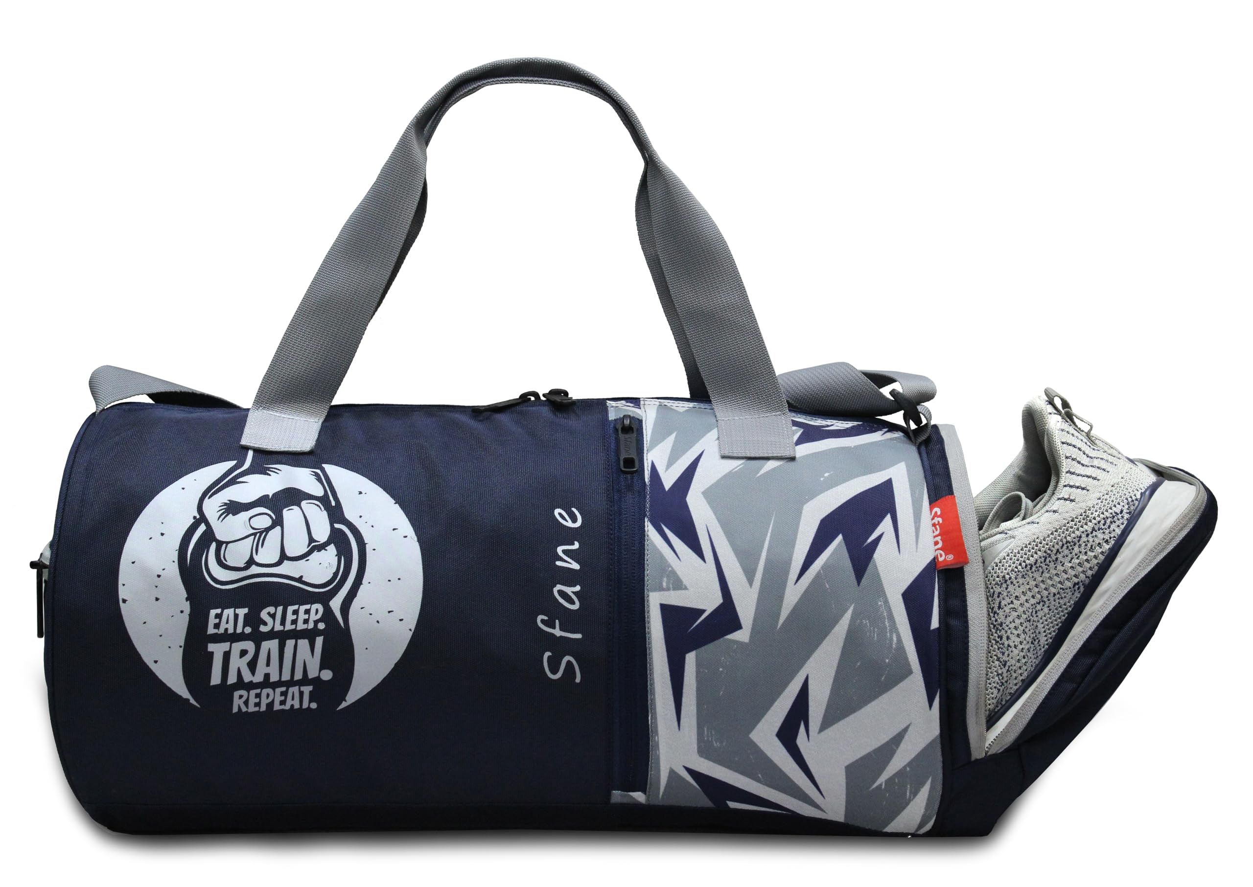 Sfane Navy Gym Bag/Duffle Bag/Sports Bags/Shoulder Bag/Sports Bags/Gym Bags for Men & Women with Shoe Compartment. (B0CV5X3HF8) Amazon Price History, Amazon Price Tracker