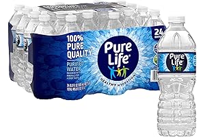 Nestlé® Pure Life® Case of 24 Purified Bottled Water, 16.9 Fl Oz Bottles