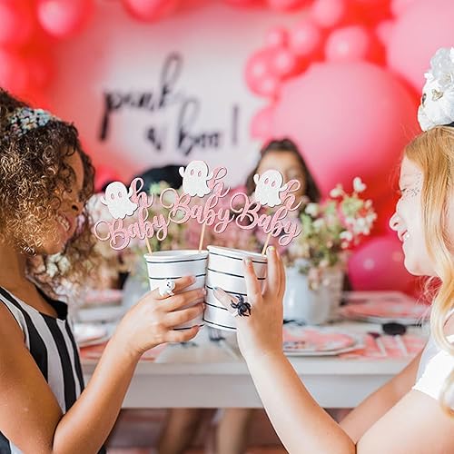 Miniatura 229 de 24 piezas de decoración de cupcakes temáticos de Halloween, espeluznante abucheo, fantasma, bruja, araña, murciélago, cupcakes, calabaza, rasgo