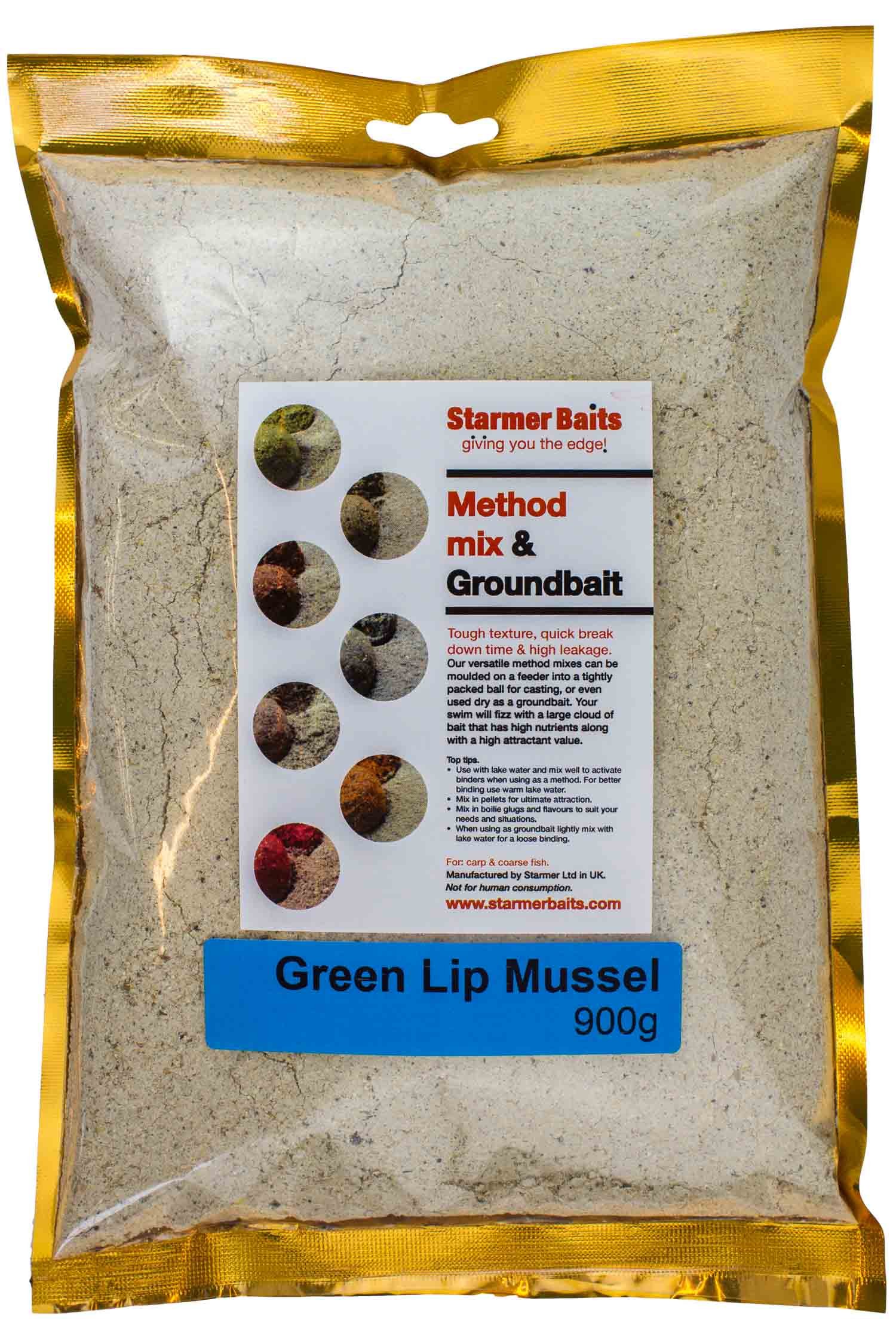 Green lip mussel method mix / 900g