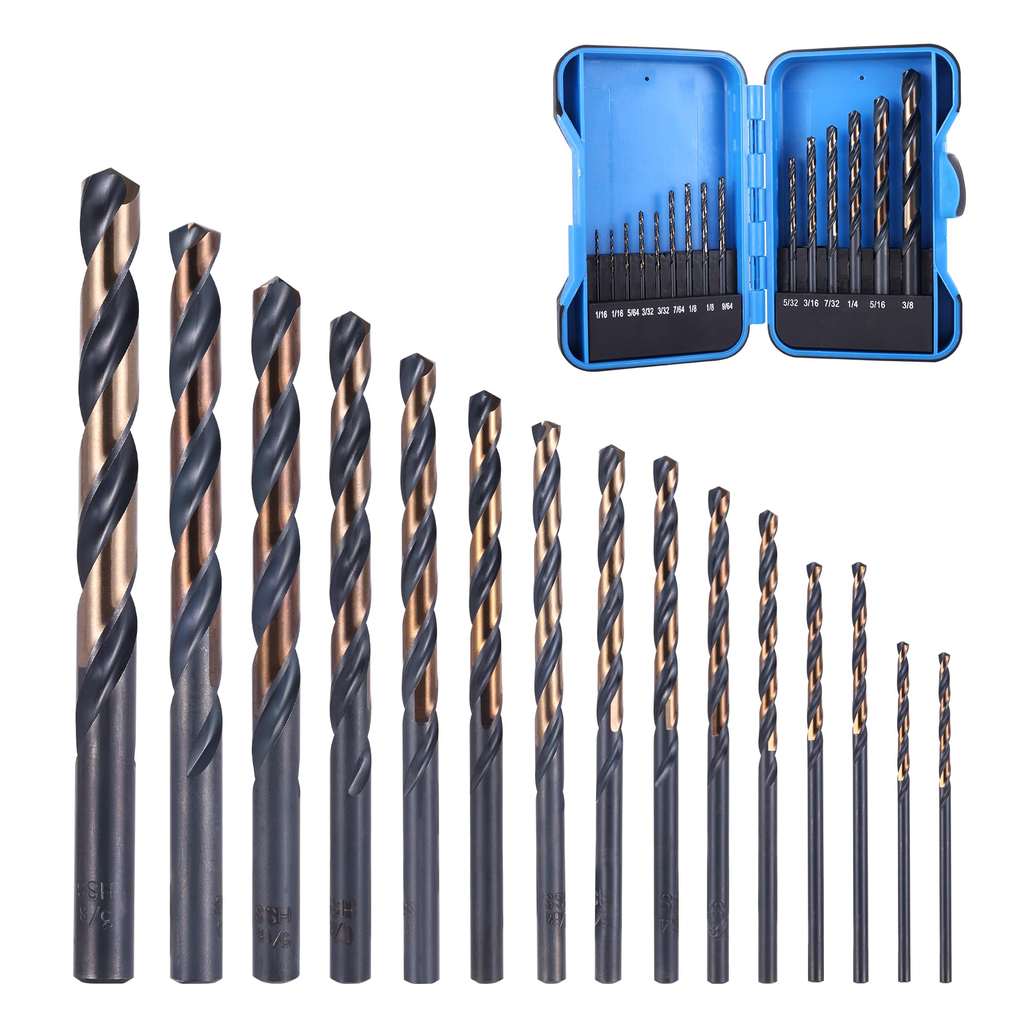 M35 Cobalt Drill Bit Set - 21 Pieces -9