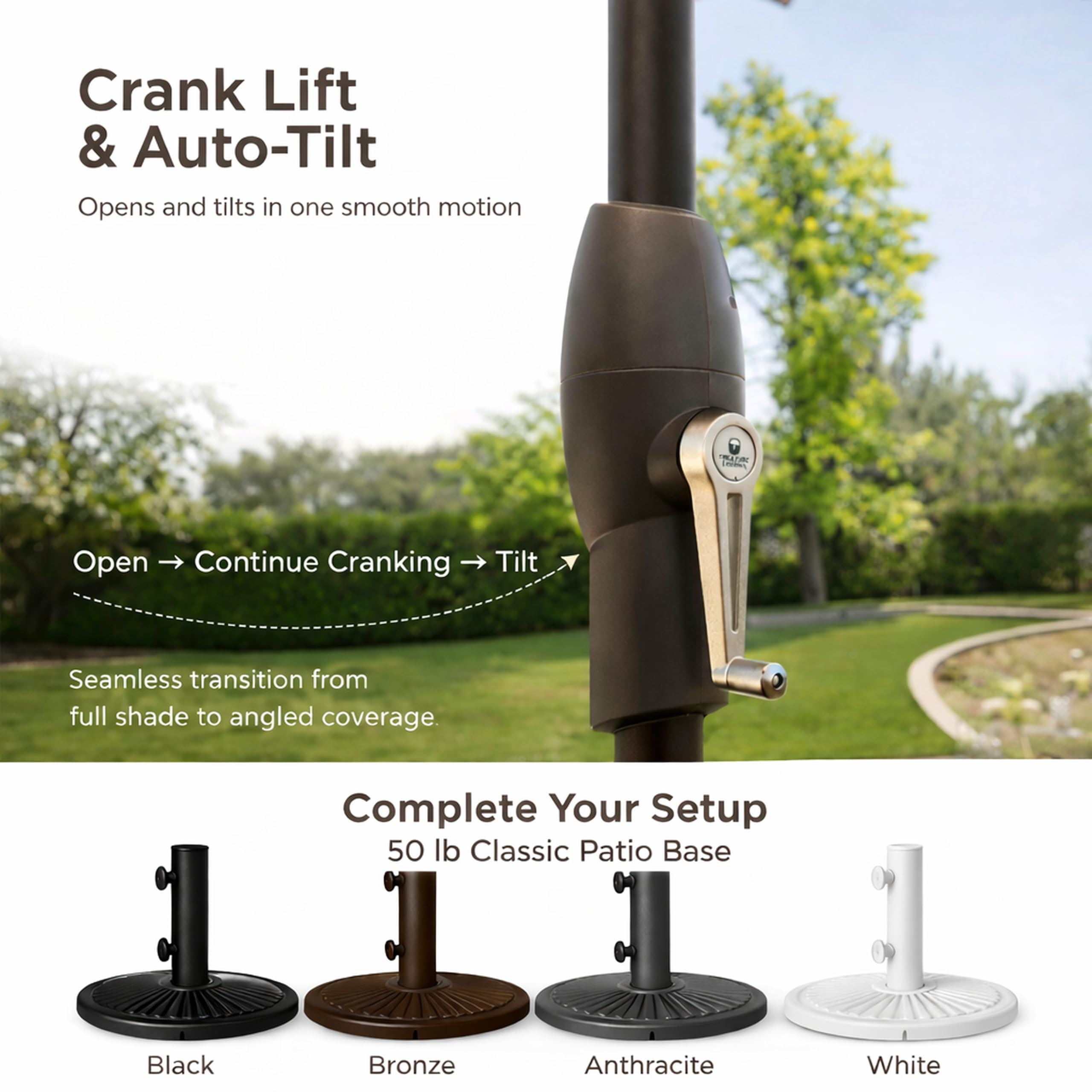 Amazon.com : Treasure Garden 8 x 10 ft Patio Umbrella - Rectangular Market Umbrella Auto Tilt Black Aluminum Frame (Obravia2,Black) : Patio, Lawn & Garden Amazon.com : Treasure Garden 8 x 10 ft Patio Umbrella - Rectangular Market Umbrella Auto Tilt Black Aluminum Frame (Obravia2,Black) : Patio, Lawn & Garden